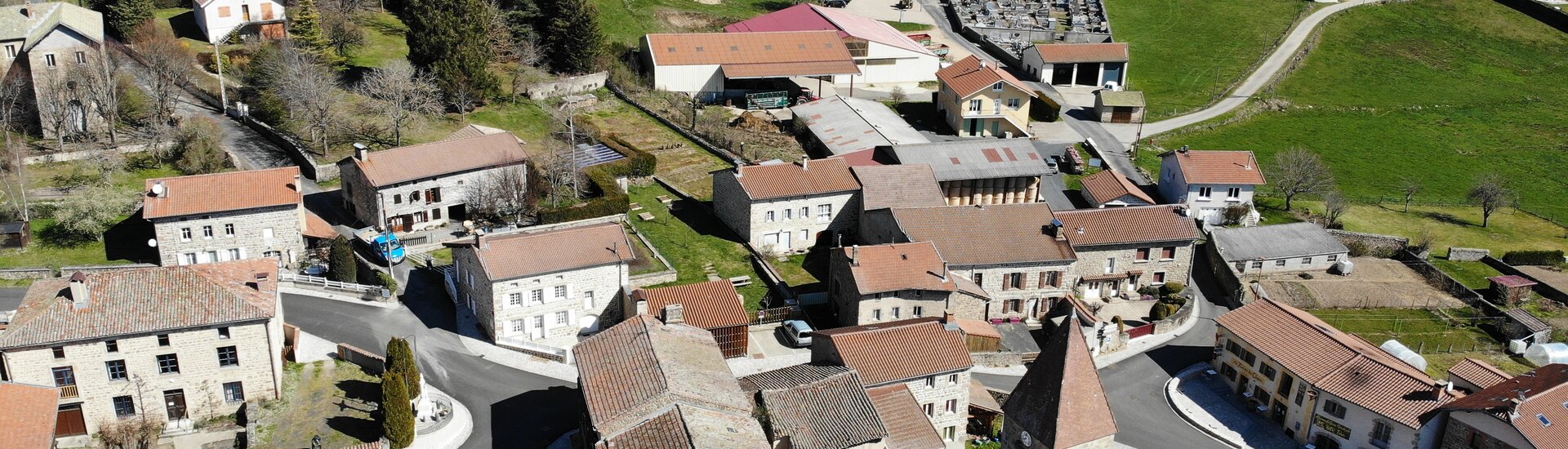 La commune de Saillant dans le Livradois-Forez